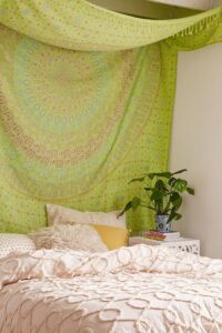07-ethnic-blanket-instead-of-a-headboard-in-your-bedroom